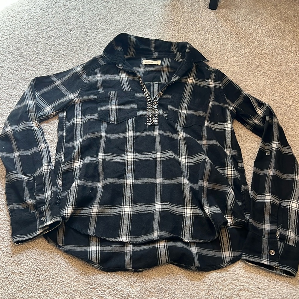 Plaid top